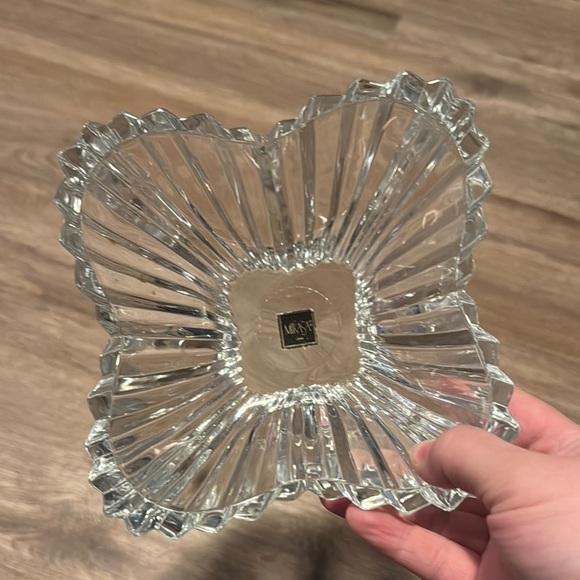 Mikasa Other - Mikasa Crystal Square Bowl